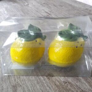 Set of Lemon Salt and Pepper Shakers Kitchen Decor | 6" x 3.2" 🍋